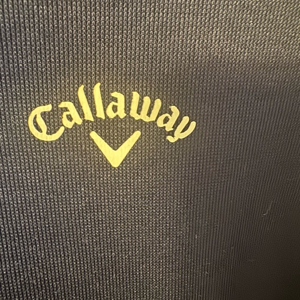 Callaway Men's Dark Blue 1/4 Zip Sweatshirt - Picture 3 of 3